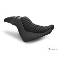 LUIMOTO (Classic) Rider Seat Covers for the HARLEY DAVIDSON Fat Bob (2018+)